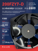 Вентилятор  200FZY7-D  - st-e.info - Владимир