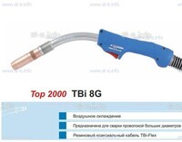 Горелка для полуавтоматической сварки TBI 8G-blue-RGZ, длина 4 метра - st-e.info - Владимир