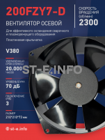 Вентилятор  200FZY7-D  - st-e.info - Владимир