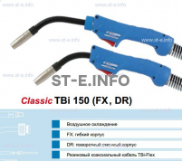 Горелка для полуавтоматической сварки TBi 240-blue-ESG, длина 4 метра - st-e.info - Владимир