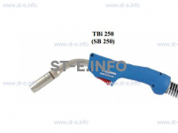 Горелка для полуавтоматической сварки TBi 250-blue-ESG, длина 3 метра - st-e.info - Владимир