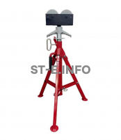 Опора высокая роликовая для труб ST 28-48 диаметр труб 12-300 см - st-e.info - Владимир