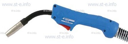 Горелка для полуавтоматической сварки TBi 250-DR-blue-ESG, со сменным поворотным корпусом, длина 3 метра - st-e.info - Владимир