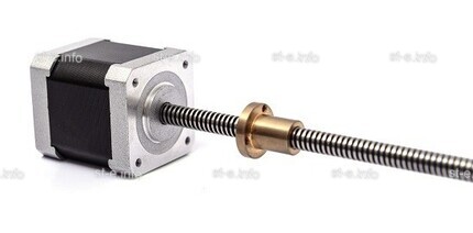 Шаговый двигатель 42HSL48-1204JA08-E146 (Tr8*4) - st-e.info - Владимир