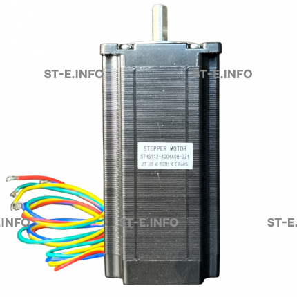 Двухфазный шаговый двигатель 57HS112-4004А08-D21 вал 8,0 мм - st-e.info - Владимир
