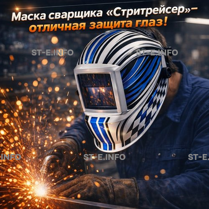 Маска сварщика хамелеон "Стритрейсер" (YXE-958I PRO) - st-e.info - Владимир