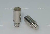 Электрод для плазмотрона ERGOCUT S25, ERGOCUT S25K, ERGOCUT S45 арт. PR0105 (короткий) - st-e.info - Владимир